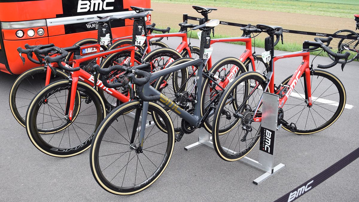 Greg Van Avermaet's custom painted BMC Teammachine SLR01 for the Olympic champion