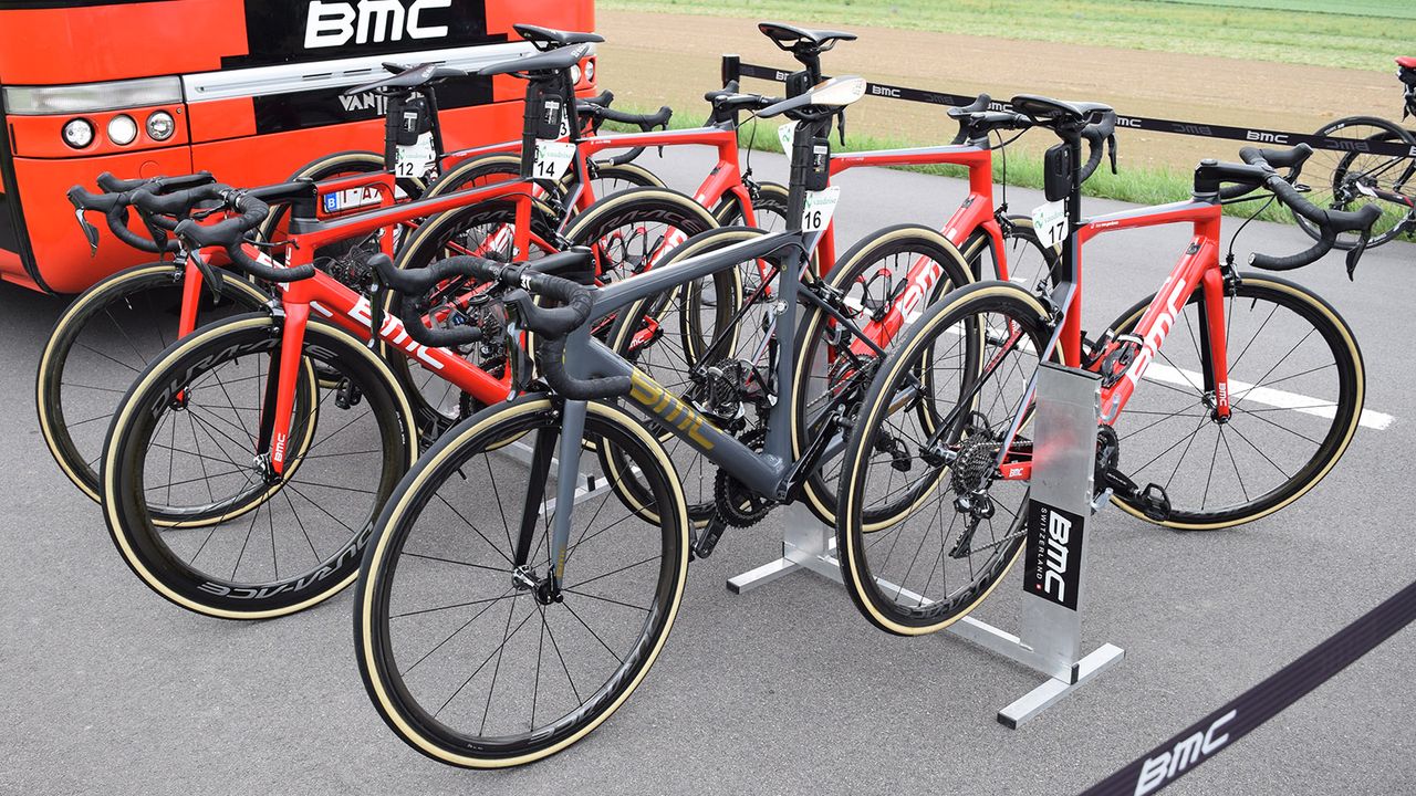 Greg Van Avermaet's custom painted BMC Teammachine SLR01 for the Olympic champion
