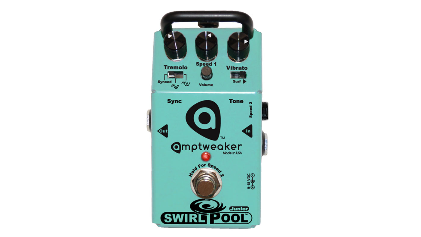 NAMM 2019: Amptweaker's Swirlpool tremolo/vibe pedal gets