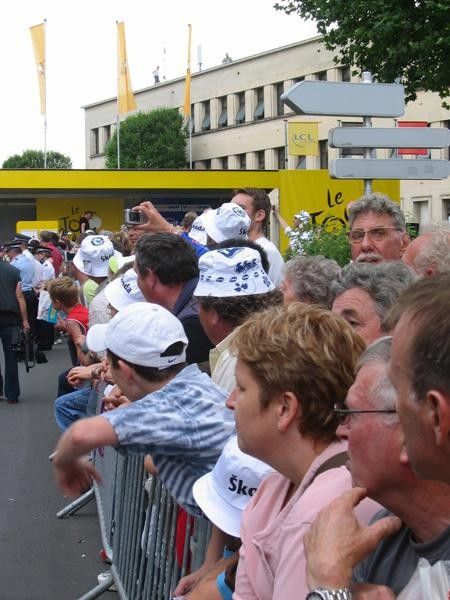 Lots of people this morning in Beauvais.