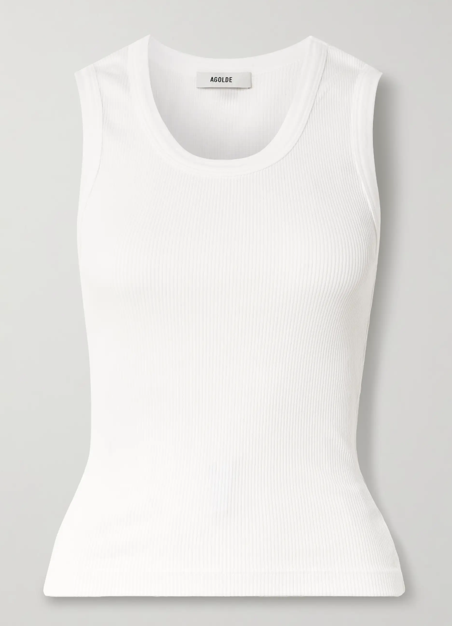 Agolde , Poppy blend jersey tank