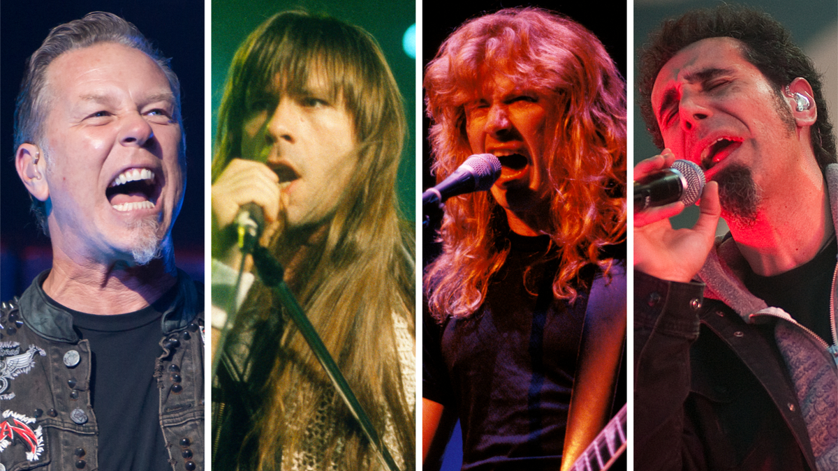 Photos of Metallica, Iron Maiden, Megadeth and System Of A Down performing live