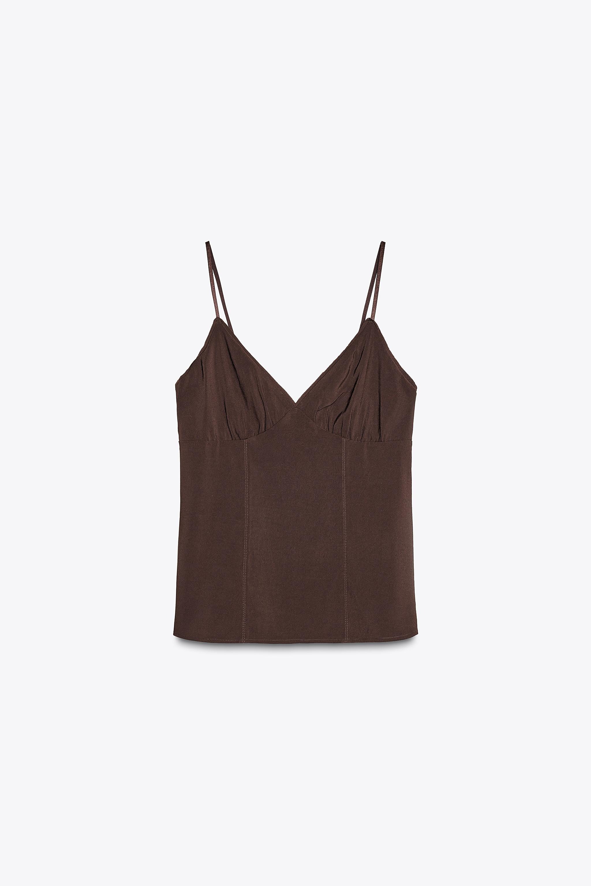 ZARA, V-Neck Top