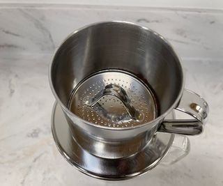 Vietnamese phin coffee maker with filter