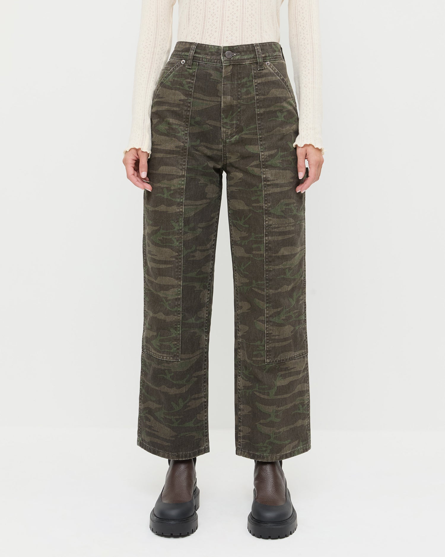 Molly Workwear Jean - Dark Camo / 00