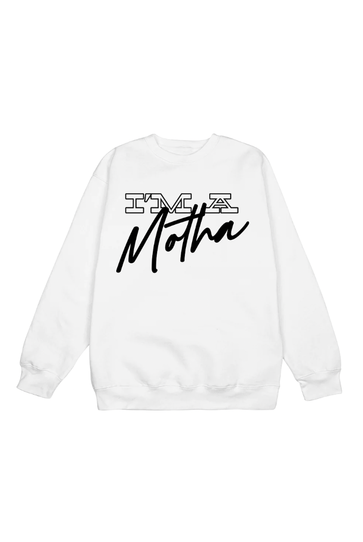 Keke Palmer I'm a Motha White Crewneck