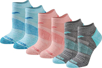Saucony Selective Cushion Performance No Show Athletic Sport Socks (Women's)