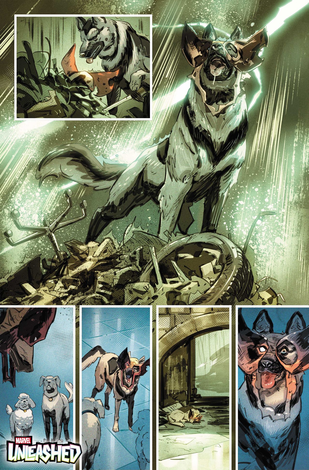 Pages from Marvel Unleashed #1.
