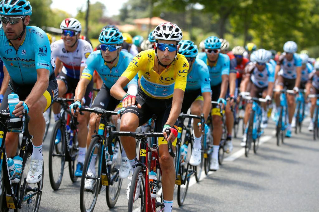 Fabio Aru on stage 14 of the Tour de France