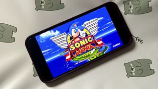 Sonic Mania on iPhone 15 Pro Max