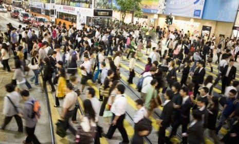 A busy street corner in Hong Kong: Thanks to a culturally reinforced preference for male offspring, China&amp;#039;s under-20 population includes 32 million more males than females.