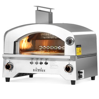 Big Horn Outdoors Stainless Steel Countertop Propane Pizza Oven