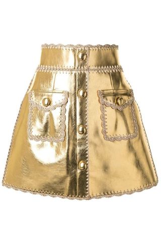 Cool Cat metallic skirt