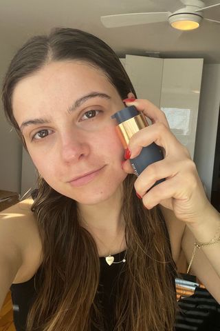 Danielle Cohen Using SkinBetter Eye Cream