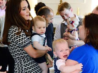 Kate Middleton and Prince George in New Zealand