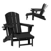 Voua Adjustable Chair with Pull-Out Footrest and Cup Holders