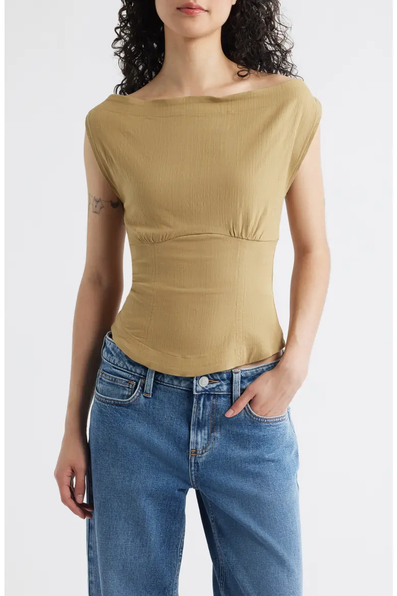 Free People, Harper Off the Shoulder Top