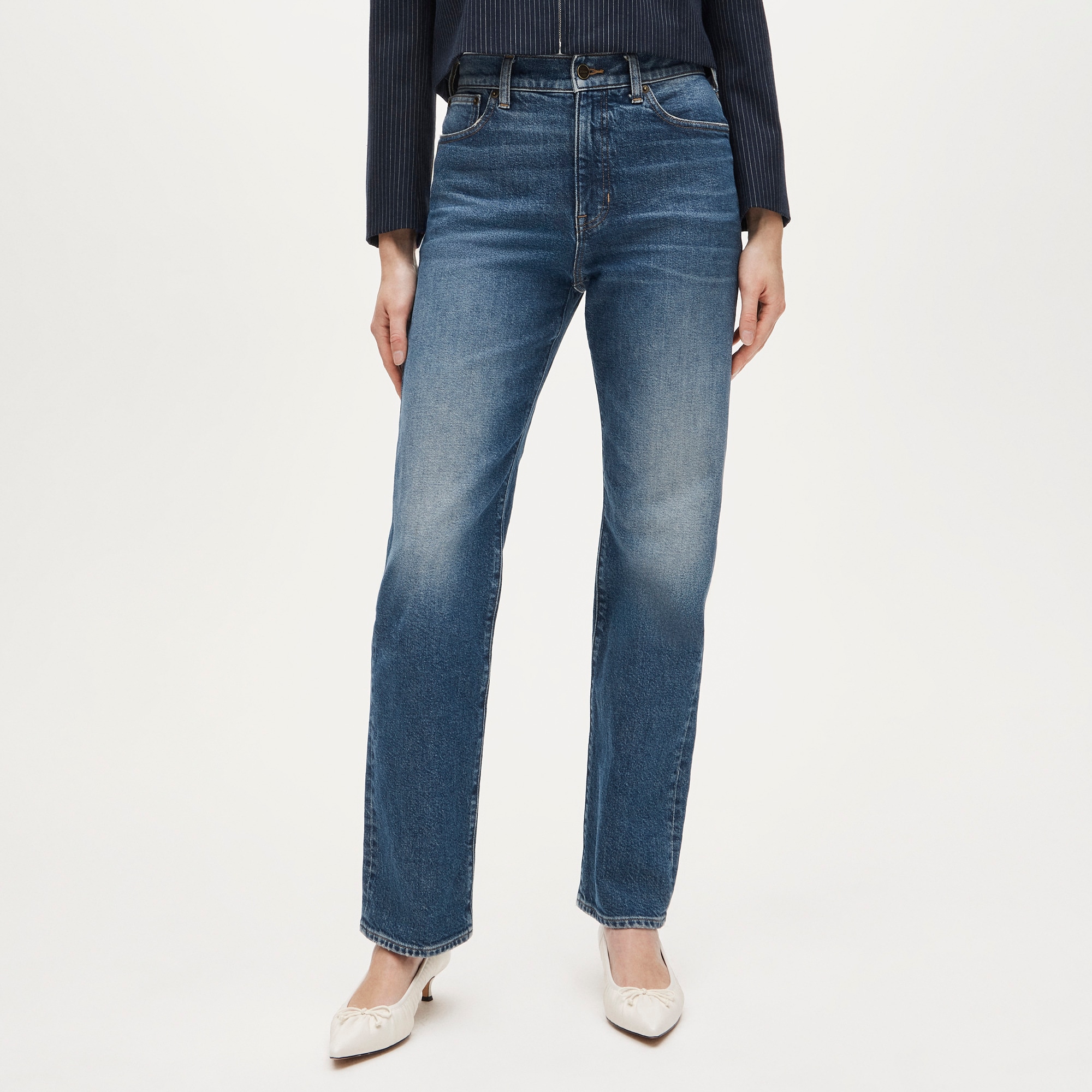 Nipped Straight Jean