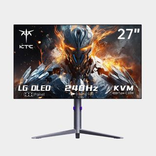 KTC G27P6 monitor with grey backdrop