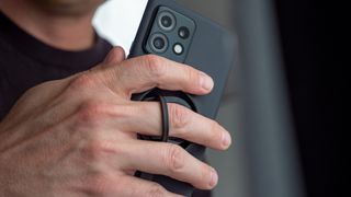 Using the Spigen O-Mag Ring phone webcam mount with a Motorola Edge Plus (2023)