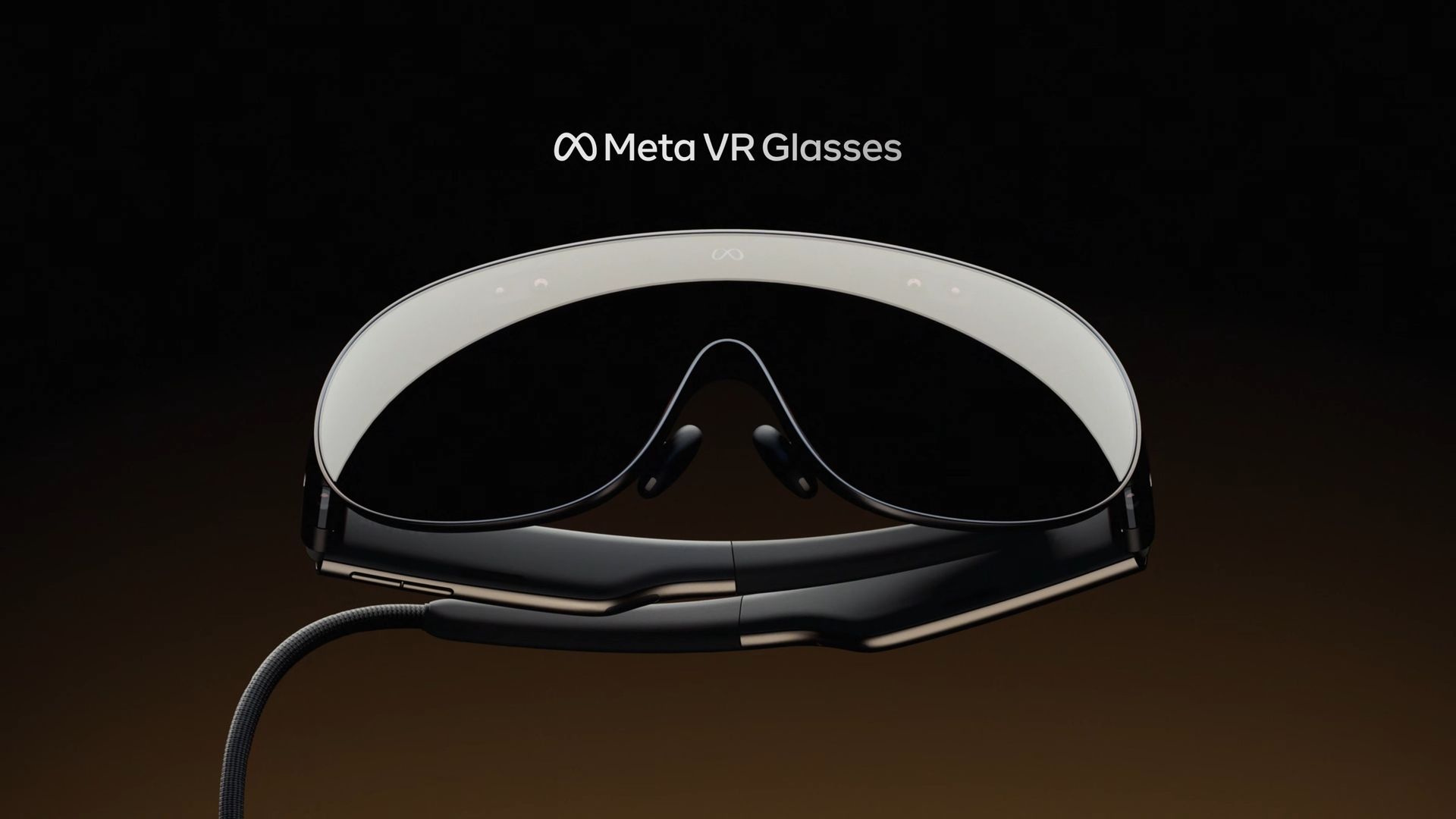 Meta's VR glasses with their legs folded