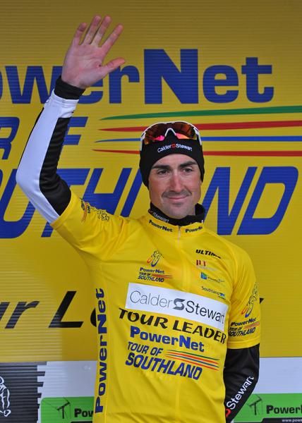 Hayden Roulston (Calder Stewart) remains in the leader's yellow jersey.
