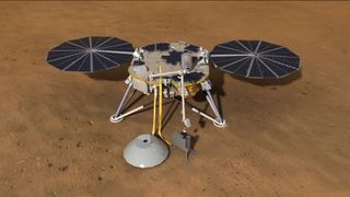 InSight Mars Lander drill image