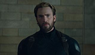 Avengers: Infinity War Steve Rogers with his post-Civil War beard
