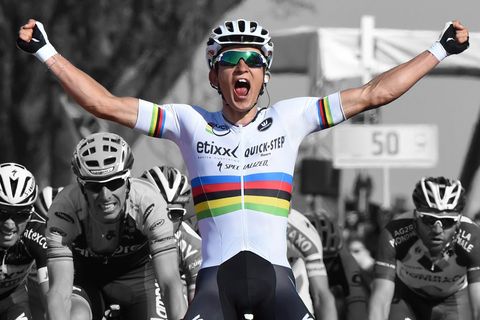 rainbow jersey in cycling