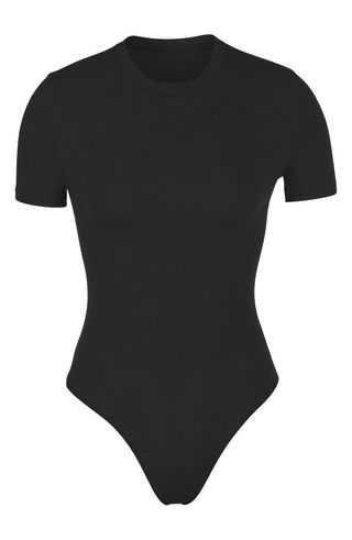 Stretch Cotton Jersey T-Shirt Bodysuit