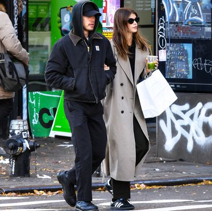 Kaia Gerber and Austin Butler on a walk in New York City