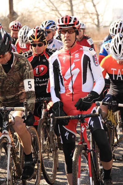 Specialized rider Ned Overend getting ready for his world championhip race in Louisville, KY