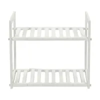 Two Tier Adjustable Shelf Rack, £19.99 at Wayfair