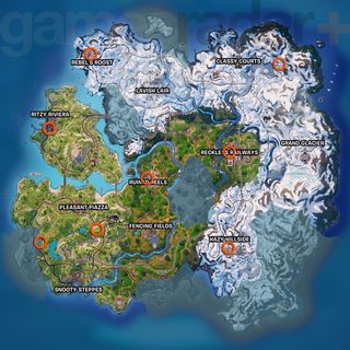 Fortnite Weapon Case locations map
