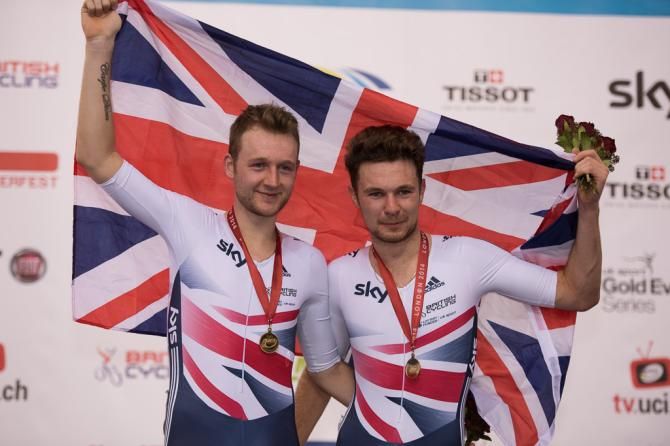 Mark Christian and Owain Doull won the Men's Madison