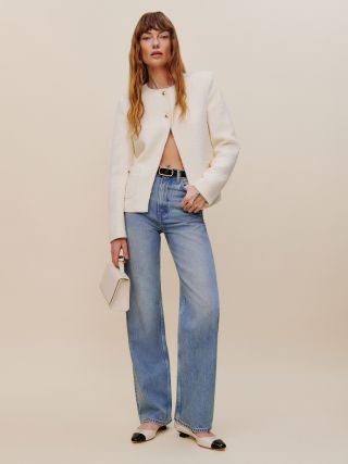Cary High Rise Slouchy Straight Leg Jeans