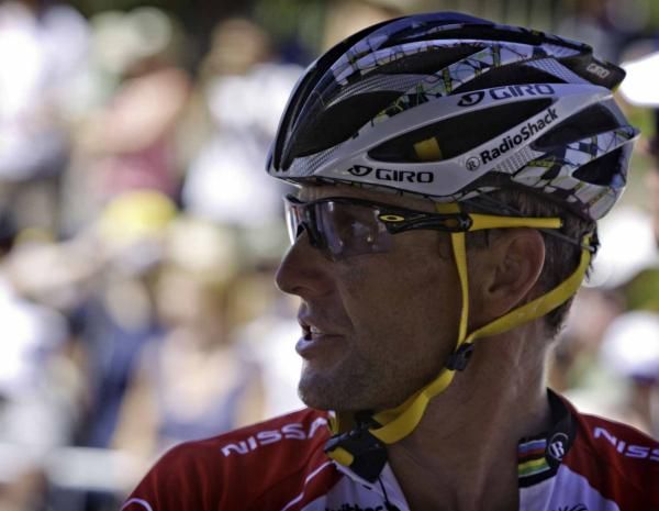 Gone for good? Lance Armstrong (RadioShack) made his final international appearance.