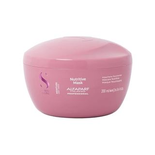 Alfaparf Milano Semi Di Lino Moisture Nutritive Hair Mask - Masker Perbaikan Rambut Pengkondisian Dalam untuk Hidrasi & Kilau - Bebas Sulfat, Paraben & Parafin - Perawatan Rambut Berkualitas Profesional (6,76 Oz)