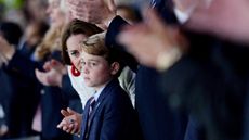 Prince George watching England at Wembley