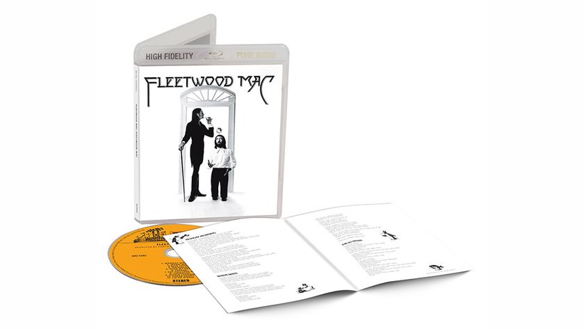 Fleetwood Mac Blu-ray disc, case and linear notes bundle displayed against a white background