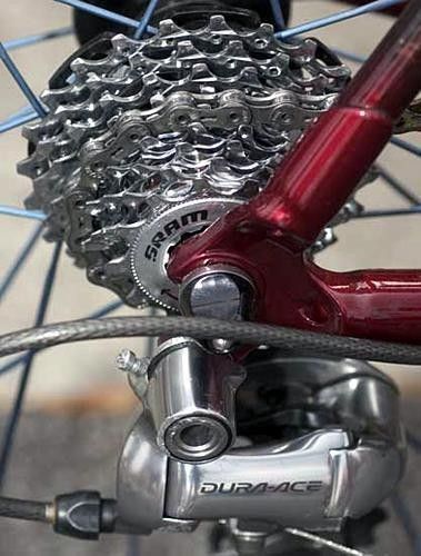 SRAM's R9 Road cluster.