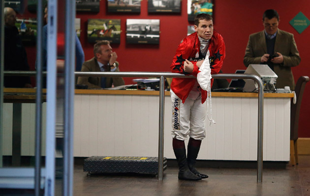 Richard Johnson in the weighing room
