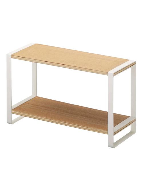 Yamazaki Tosca 2-Shelf Wood Kitchen Rack
