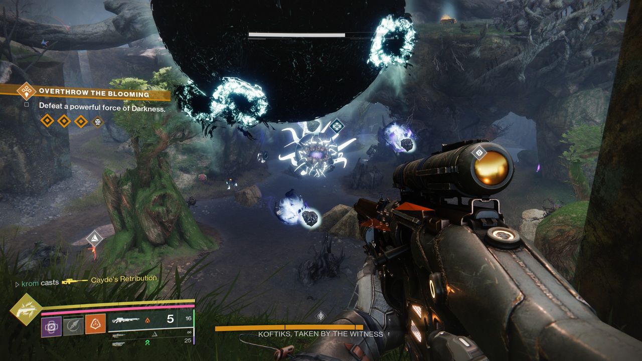 Destiny 2 Khvostov - Overthrow boss