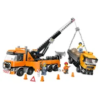 Lego Heavy-Duty Recovery Tow Truck with Crane | View at Lego-Price: - Ages: - Pieces: - Minifigures: - Item Number: 