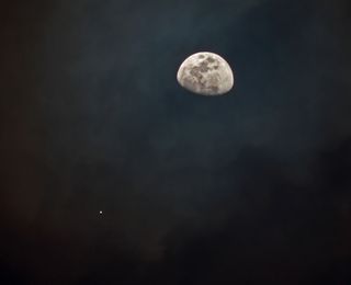 Jupiter and Moon in Conjunction