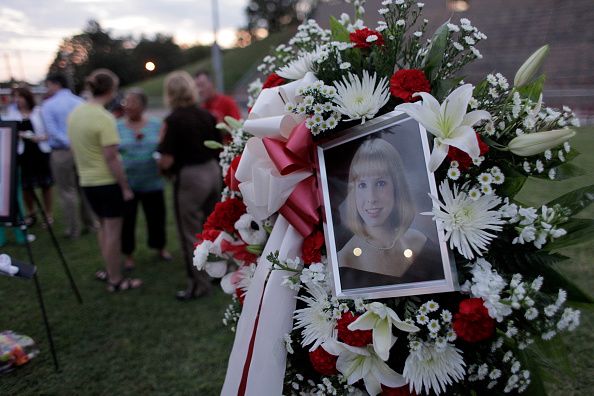 A memorial for Alison Parker.