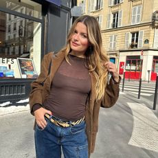 Sabina Socol with shiny, blonde hair