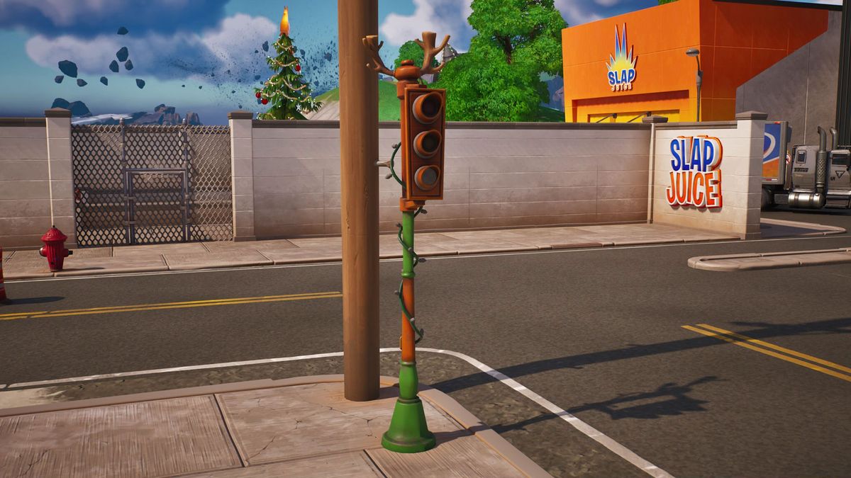 Decorate Fortnite traffic lights