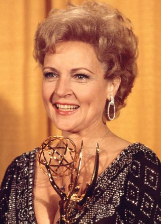 Betty White attending the Emmy Awards in Los Angeles, California